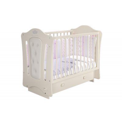 Кровать деревянная детская Каролина слоновая кость