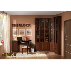 Библиотека Sherlock Шерлок, орех (комплект 1)