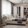 Кровать Sherlock 48 Люкс каркас (1400), Ясень Анкор Светлый