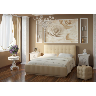 Кровать Лорена 180*200 (без страз) + основание 180