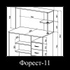 Письменный стол Форест-11, 12