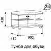 Тумба для обуви с мягким элементом Ирис 34