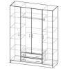 Шкаф четырехстворчатый ШР-402/412