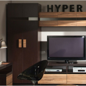 Шкаф для одежды 1. Фасад Венге Hyper