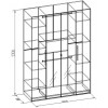 Шкаф для одежды и белья BAUHAUS 9 (бодега светлый)