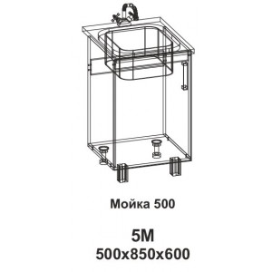 Мойка 500 Танго 5М