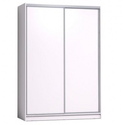 Шкаф-купе 1600 Домашний лдсп/лдсп + шлегель, Белый