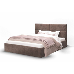 Кровать Сити 1600 с подъемным механизмом коричневый